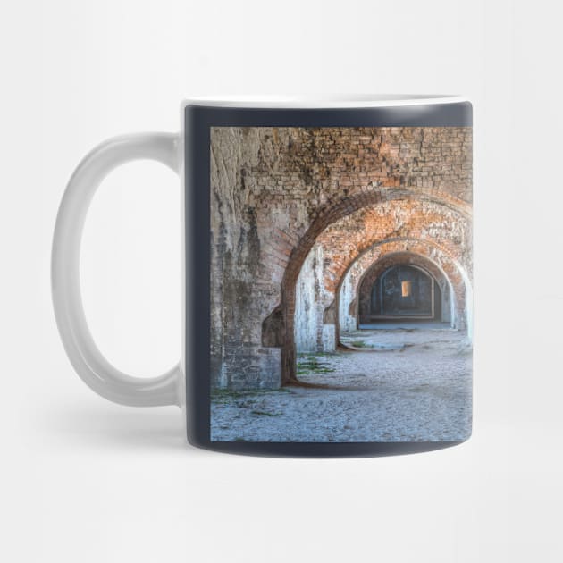 Arches at Fort Pickens, Florida by mcdonojj